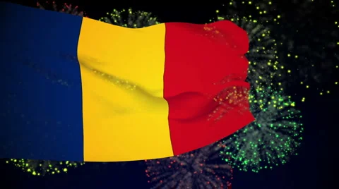 Flag of Chad Stock Footage 1055793