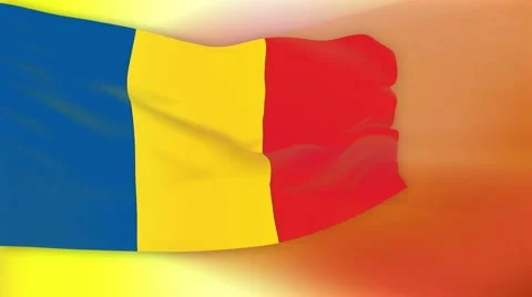 Flag of Chad Stock Footage 1055802