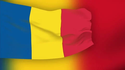 Flag of Chad Stock Footage 1055810