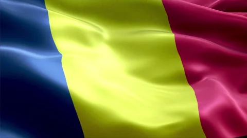 Flag Chad Video stock 47729200