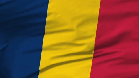 Flag of Chad Stock Footage 146990486
