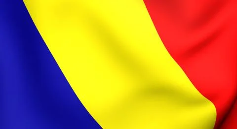 Flag of chad Stock Illustration