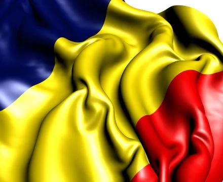 Flag of chad Stock Illustration