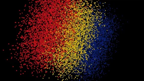 Flag of Chad reveals on black background Stock Footage 128606493