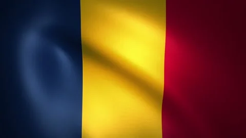 Flag of Chad Waving in the Wind (CG | LOOP) Stock-Footage 162205699