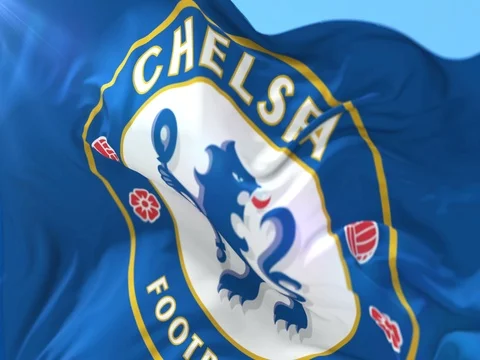 Chelsea football club flag hi-res stock photography and images - Alamy