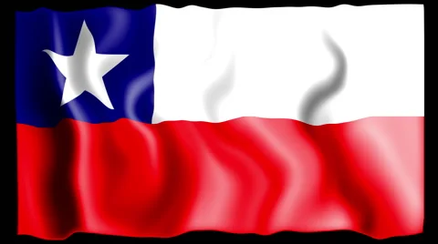 Flag of Chile Stock Footage 46593919