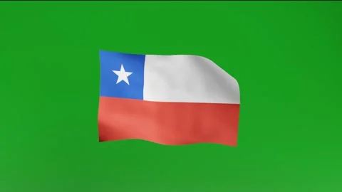 Flag of Chile Stock Footage 162025712