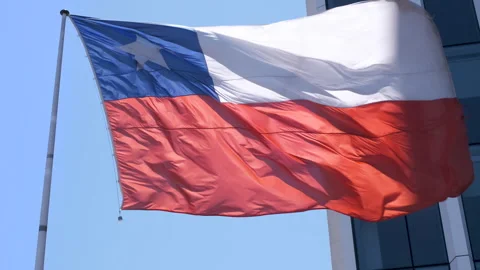 Flag of Chile Stock Footage 281657219