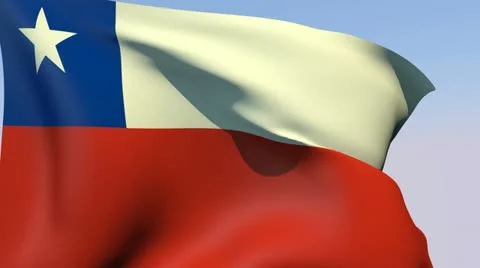 Flag of Chile HD 스톡 동영상 14117700