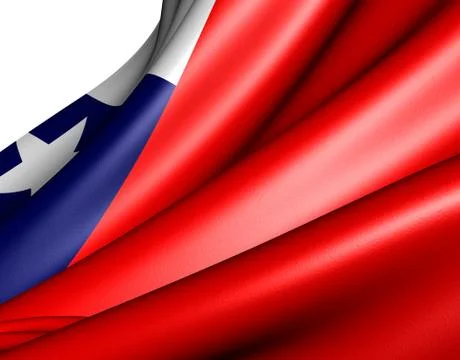 Flag of chile Stock Illustration