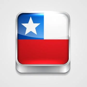 Flag of chile Stock Illustration