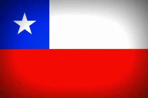 Flag of Chile Stock Illustration