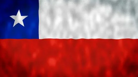 Flag of Chile Stock Illustration
