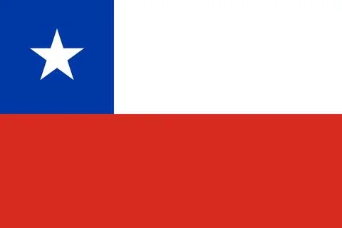 Flag of Chile Stock Illustration