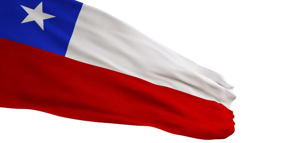 Flag of Chile Stock Illustration