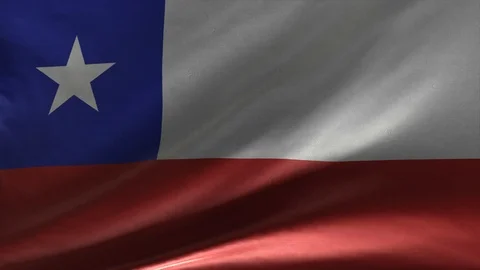 Flag of Chile Loop Stock Footage 119059224