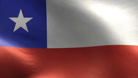 Flag of Chile Loop Stock Footage 119060312