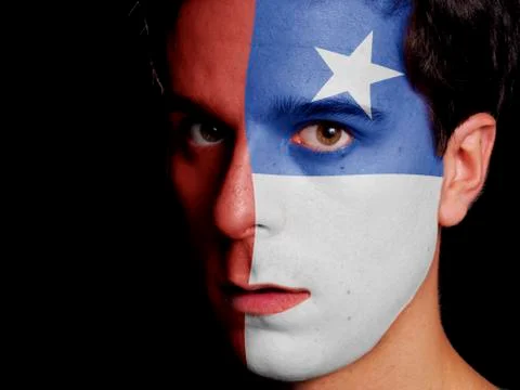 Flag of chile Stock Photos