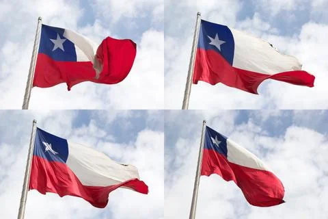 Flag of Chile Stock Photos
