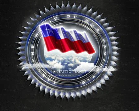 Flag Chile quality designer flag Stock Illustration