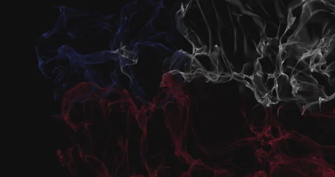 Flag Chile  turns into smoke. State weakening concept, alpha channel. Stock Footage 172501302