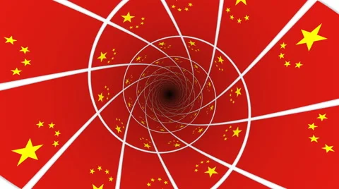 Flag of China Stock Footage 58672808