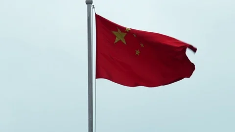 Flag of China 스톡 동영상 113996818