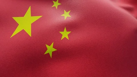 Flag of China Stock Footage 278457154