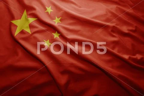 Flag of china Stock Illustration