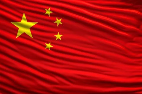 Flag of china Stock Illustration