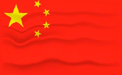 Flag of China Stock Illustration