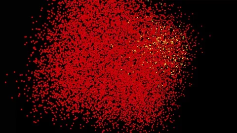 Flag of China reveals on black background Stock Footage 128606501