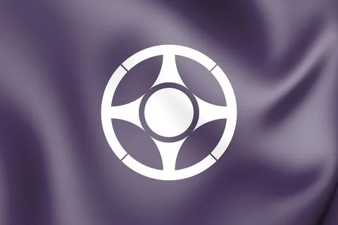 Flag of Choshi, Chiba Stock Illustration
