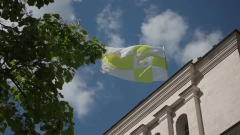 Flag city of Stavropol Stock Footage 200775886
