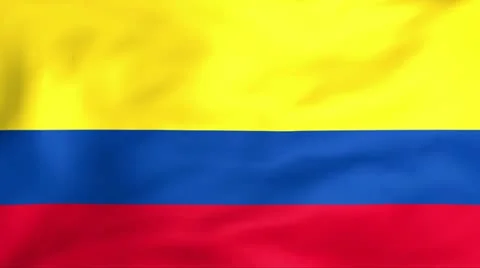 Flag Of Colombia Video stock 11355256