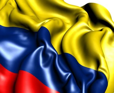 Flag of colombia Stock Illustration