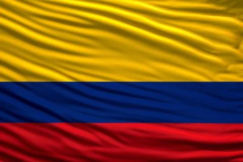 Flag of colombia Stock Illustration