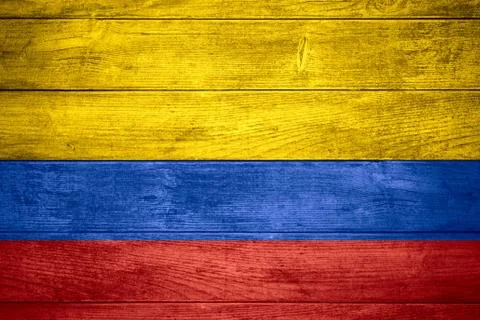 Flag of Colombia Illustrazione stock