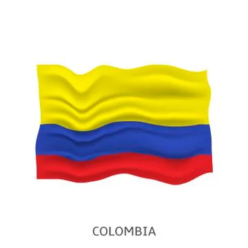 Flag of Colombia Stock Illustration