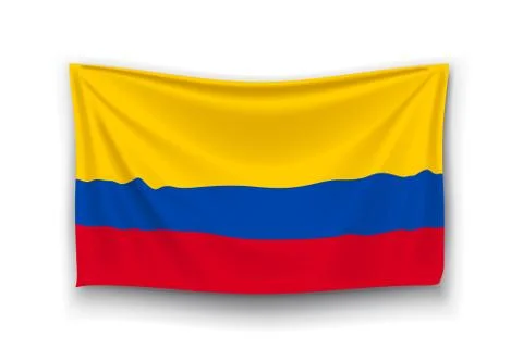 Flag of colombia Stock Illustration