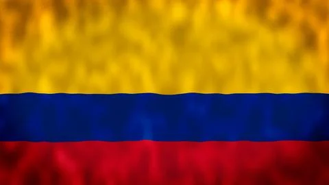 Flag of Colombia Stockillustratie
