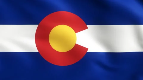Flag of Colorado Background Video Loop Vidéo 117865864