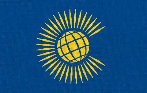 Flag of Commonwealth of Nations. British Commonwealth of Nations. Stock Illustration