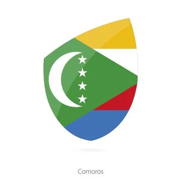 Flag of Comoros. イラスト素材