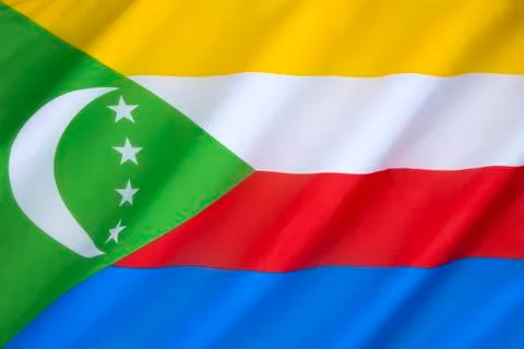 Flag of Comoros Stock Photos