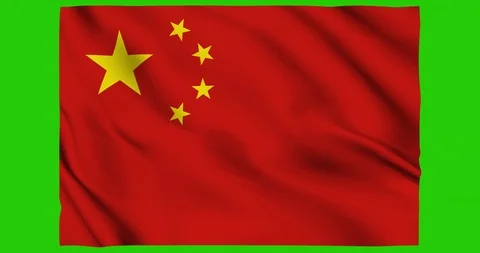 Flag of comoros waving on a samless loop over an easily removable background 스톡 동영상 98371135