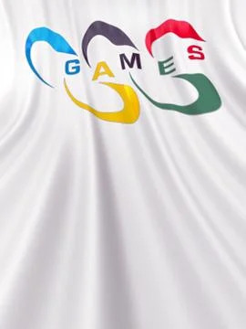 Flag concept of olympic games Stock Illustration