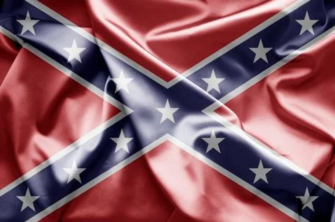Flag of confederate Illustrazione stock