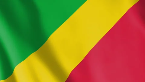 Flag of Congo Animated Background Stock Footage 328583989